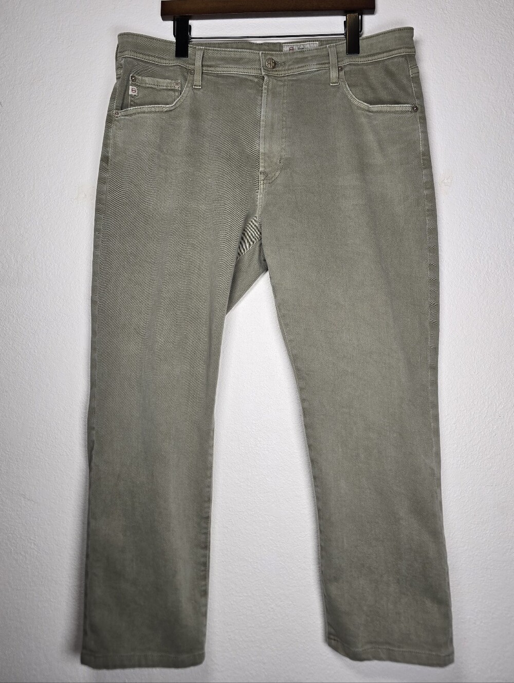 AG Adriano Goldschmied Everett Slim Straight Pants Mens 38x27.5